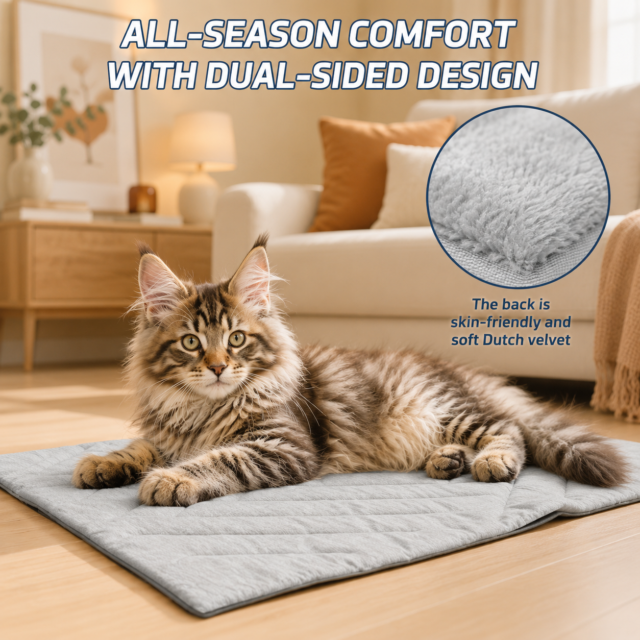 Pet Cooling Mat Portable Machine Washable Cooling Blanket