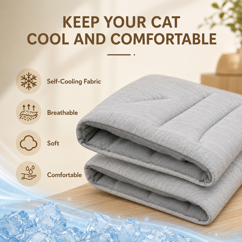 Pet Cooling Mat Portable Machine Washable Cooling Blanket