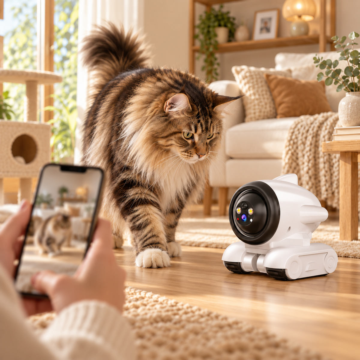 Fernva Roam™ Mobile Pet Camera for Cats